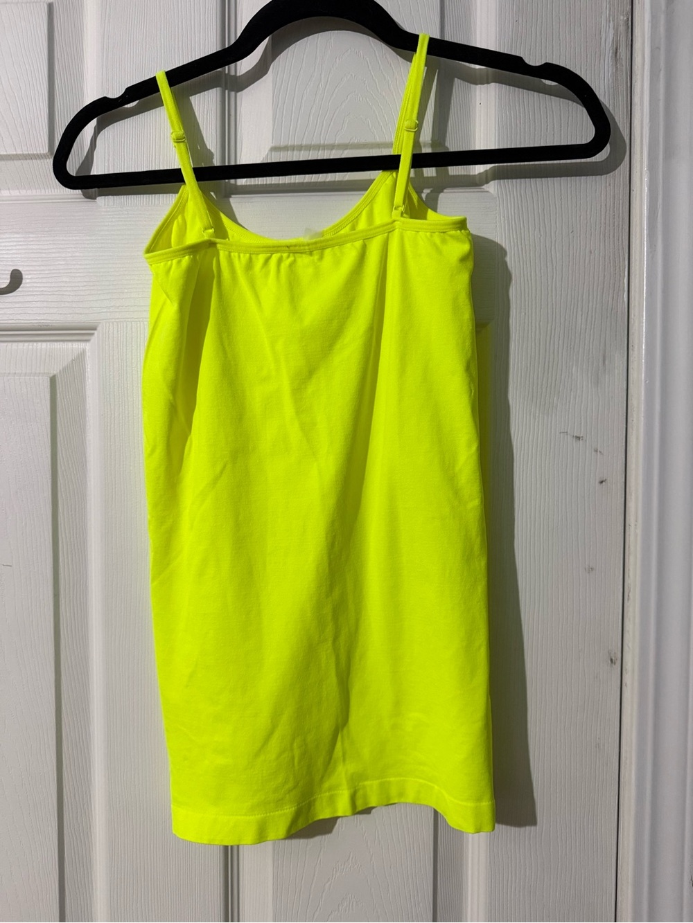 Neon Yellow Women's Cami Tank Top - Picture 2 of 2